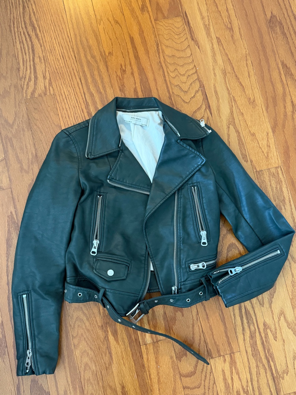 Zara leather jacket